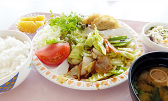 野菜炒め定食