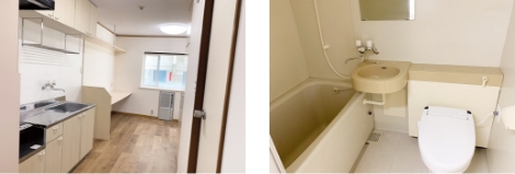 第2学生寮(1DKタイプ)内観
