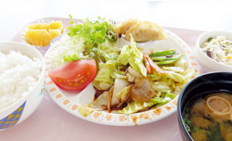 野菜炒め定食